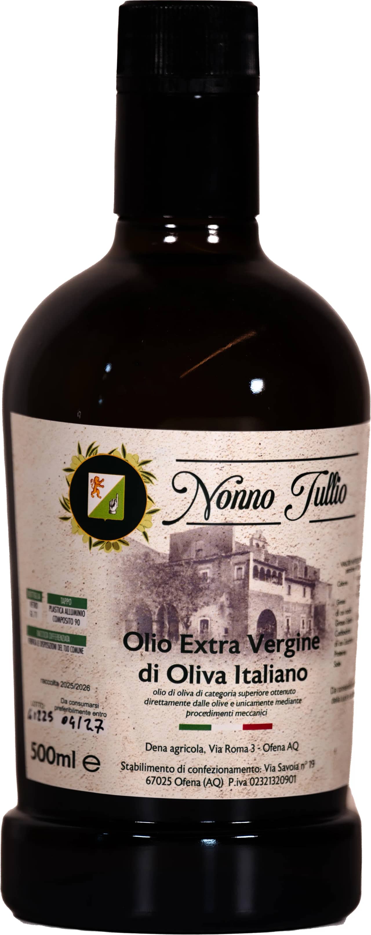 Bottle 0,50L  EVO Olive Oil